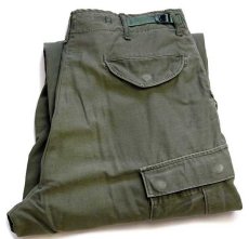 画像1: 70s 米軍 U.S.ARMY M-65 フィールドカーゴパンツ ツートン オリーブグリーン★A  (1)