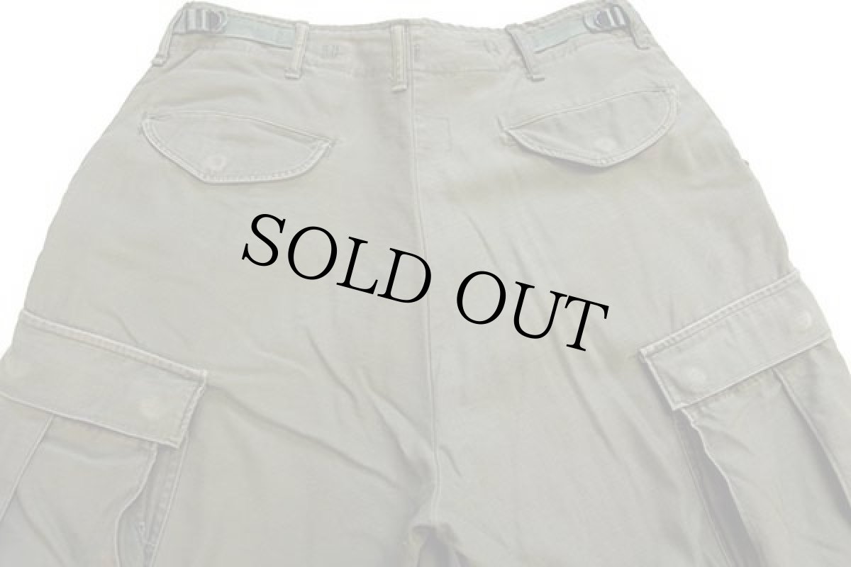 画像5: 70s 米軍 U.S.ARMY M-65 フィールドカーゴパンツ ツートン オリーブグリーン★A  (5)