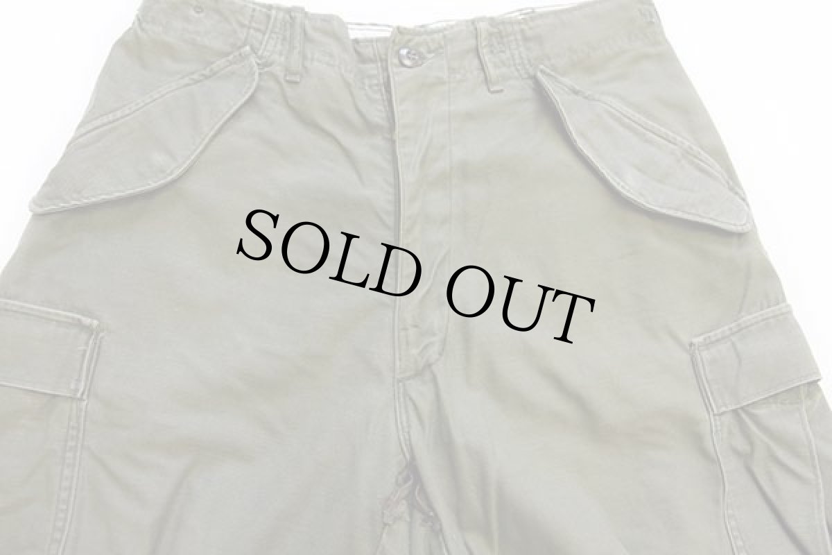 画像4: 70s 米軍 U.S.ARMY M-65 フィールドカーゴパンツ ツートン オリーブグリーン★A  (4)