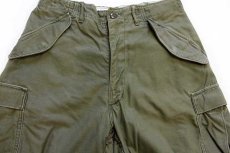 画像4: 70s 米軍 U.S.ARMY M-65 フィールドカーゴパンツ ツートン オリーブグリーン★A  (4)