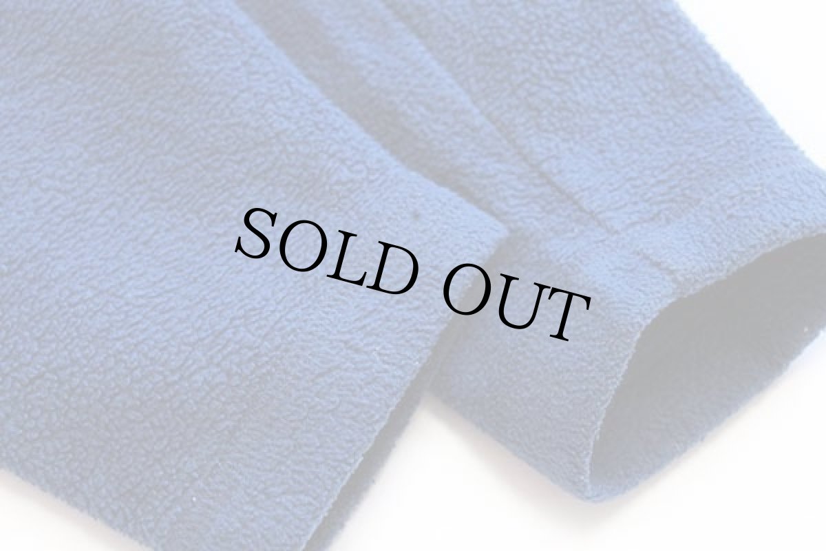 画像6: 90s USA製 patagoniaパタゴニア ワンポイント ハーフジップ プルオーバー フリース 濃青 S★雪なしタグ (6)