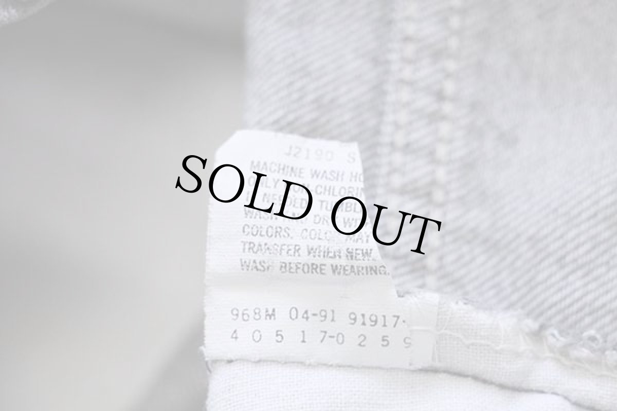 画像7: 90s USA製 Levi'sリーバイス 517 先染め ブラック デニムパンツ w34★ブーツカット (7)