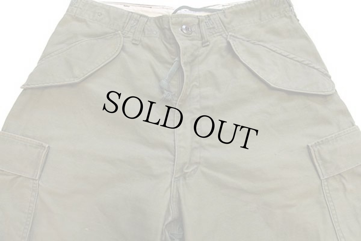 画像4: 70s 米軍 U.S.ARMY M-65 フィールドカーゴパンツ オリーブグリーン★B (4)