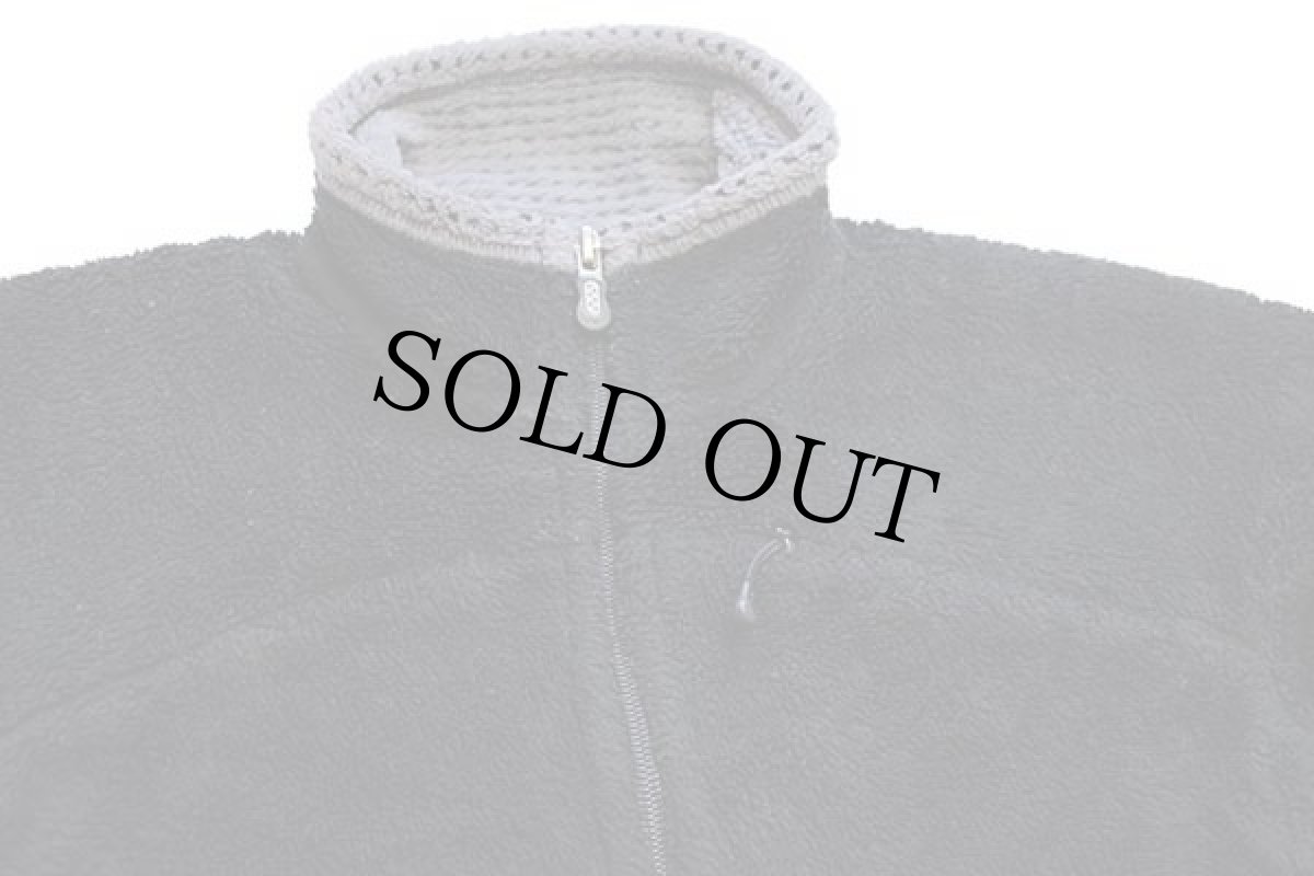 画像3: 00s USA製 patagoniaパタゴニア R4 POLARTEC フリースジャケット ブラック W-S (3)