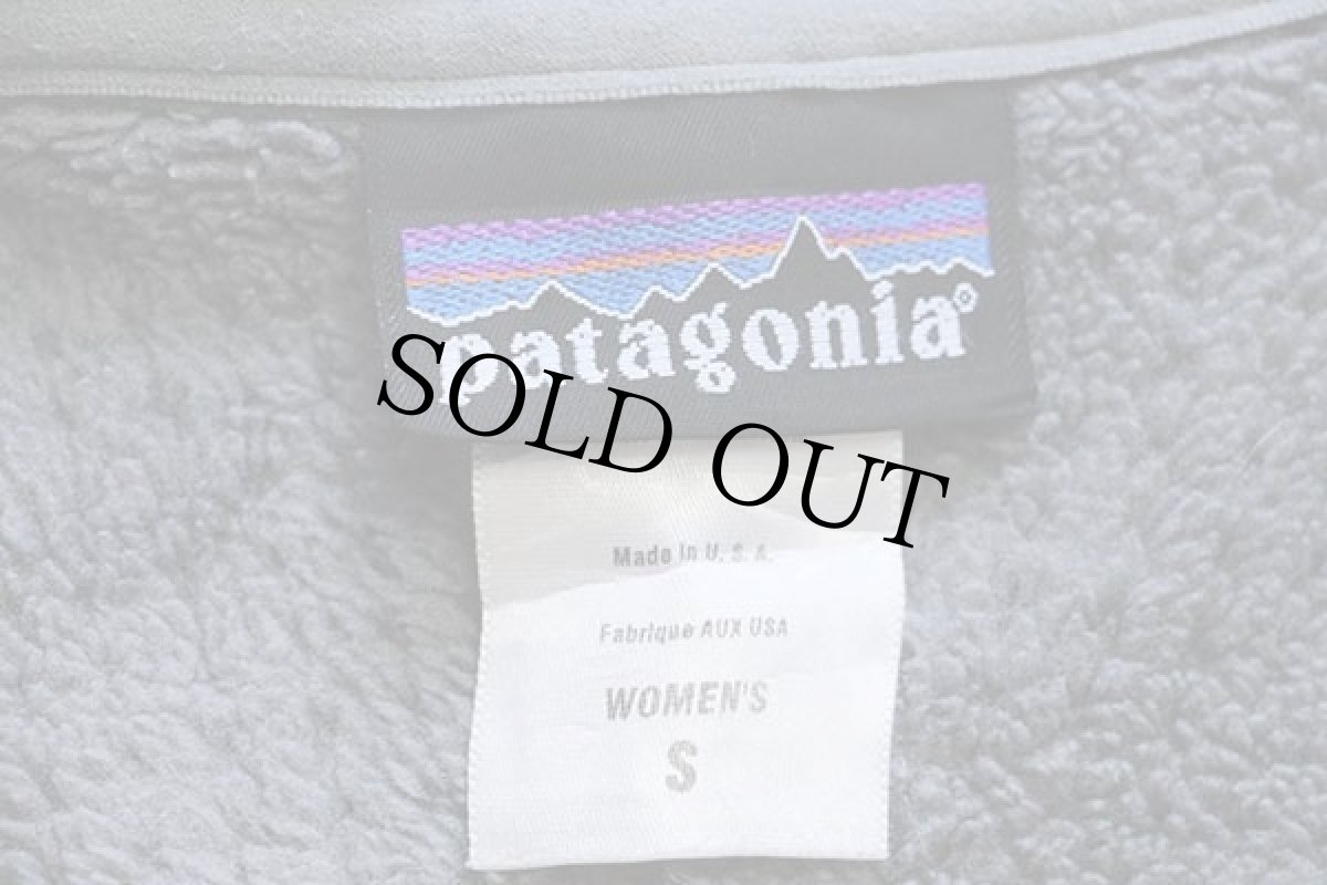 画像4: 00s USA製 patagoniaパタゴニア R4 POLARTEC フリースジャケット ブラック W-S (4)