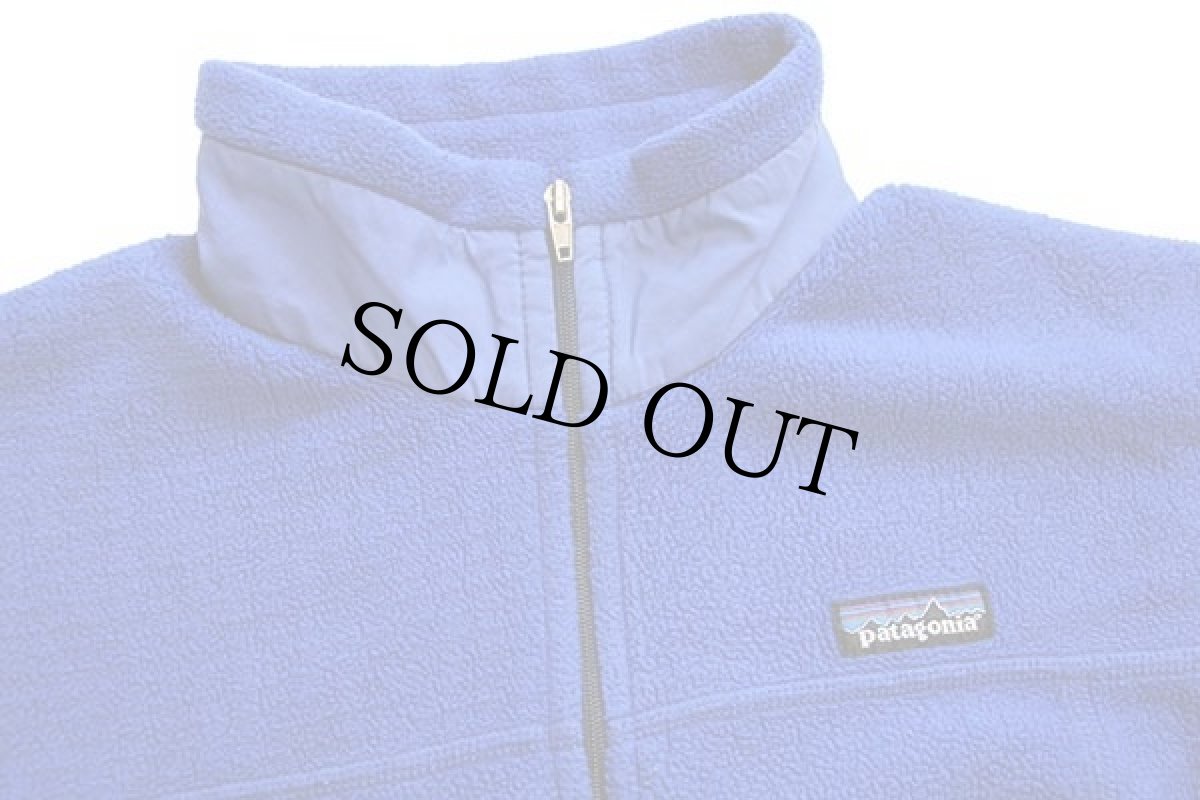 画像3: 00s USA製 patagoniaパタゴニア R3 ラディアント POLARTEC フリースジャケット 青 W-L (3)