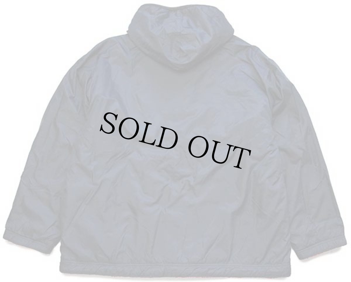 画像7: 90s POLO JEANSポロ ジーンズ ラルフローレン ハーフジップ リバーシブル ナイロン×パイル フリースパーカー 紺×赤 L (7)