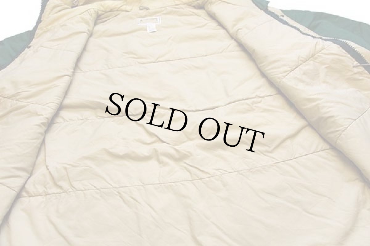 画像5: 80s USA製 L.L.Bean 中綿入り ナイロン マウンテンパーカー 緑 XL (5)