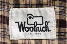 画像4: 70s Woolrichウールリッチ タータンチェック ネルライナー 中綿入り マウンテンジャケット 焦げ茶 (4)