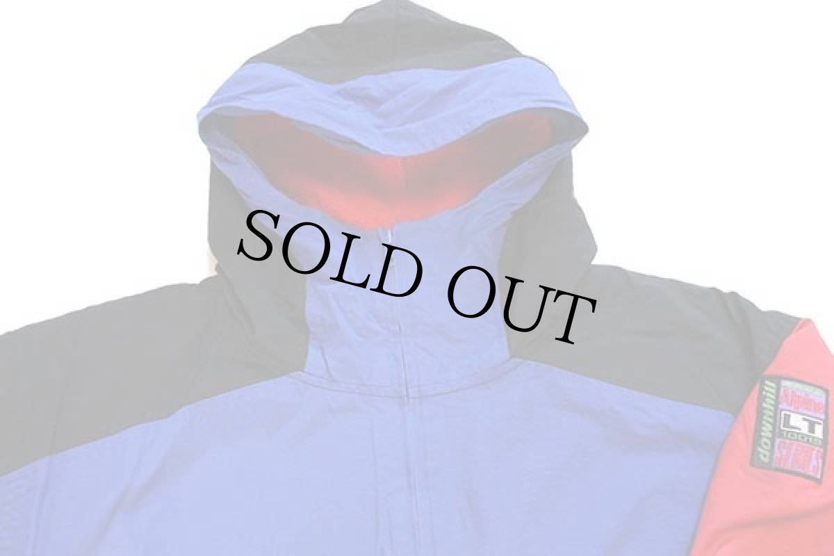 画像3: 90s GAPギャップ downhill Alpine SERIES マルチカラー 切り替え フリースライナー ナイロン アノラックパーカー M (3)