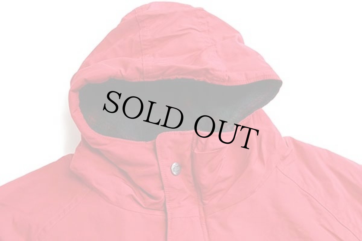 画像3: 80s USA製 Woolrichウールリッチ タータンチェック ウールライナー マウンテンパーカー 赤 L (3)