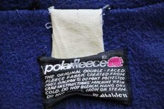 画像4: 80s Malden polarfleece フリースライナー BAILEY'S 刺繍 コーデュロイジャケット 薄茶×紺 (4)