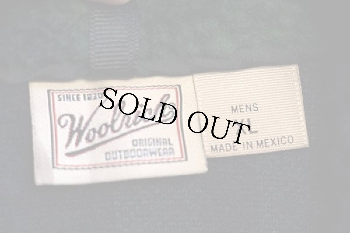 画像4: 90s Woolrichウールリッチ ブラックウォッチ タータンチェック ハーフジップ プルオーバー パイル フリース XL (4)