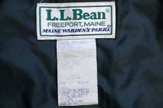 画像4: 80s USA製 L.L.Bean MAINE WARDEN'S PARKA Thinsulate中綿入り GORE-TEXゴアテックス ナイロン マウンテンジャケット 紺 L (4)