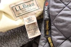 画像4: L.L.Bean POLARTECフリース&Thinsulateキルティングライナー GORE-TEXゴアテックス ナイロン マウンテンジャケット カーキ M (4)