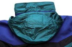 画像4: 90s Columbiaコロンビア Boulder Ridge マルチカラー ライナー付き ナイロンパーカー L (4)