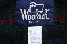 画像4: 80s USA製 Woolrichウールリッチ タータンチェック ウールライナー マウンテンパーカー 赤 L (4)
