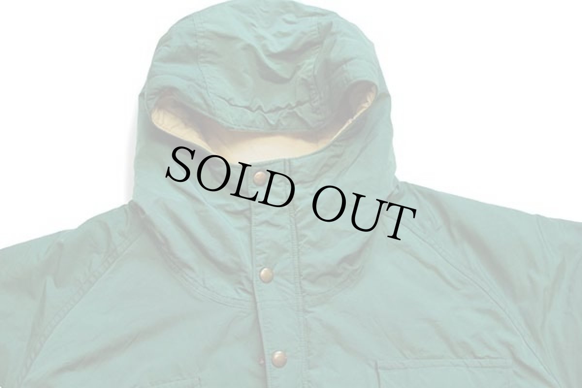 画像3: 80s USA製 L.L.Bean 中綿入り ナイロン マウンテンパーカー 緑 XL (3)