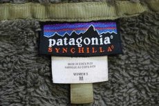 画像4: patagoniaパタゴニア ウインドゾーン シンチラ フリースジャケット グリーン W-M (4)