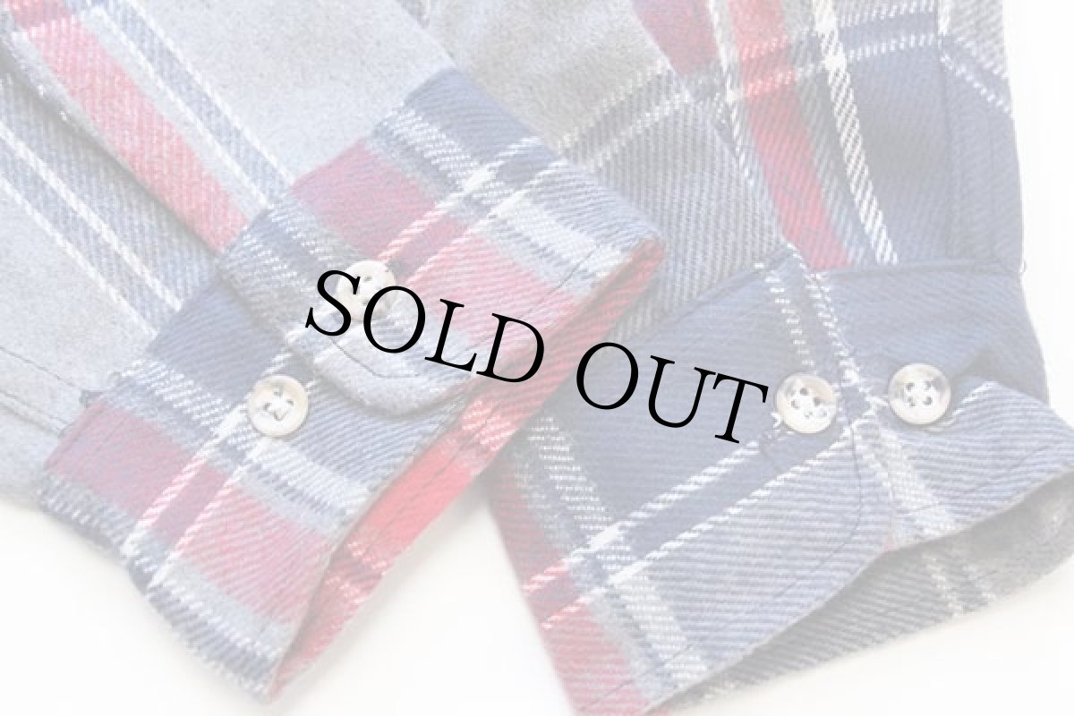 画像6: デッドストック★90s USA製 JCPenney STJOHN'SBAY チェック コットン フランネルシャツ XLT (6)