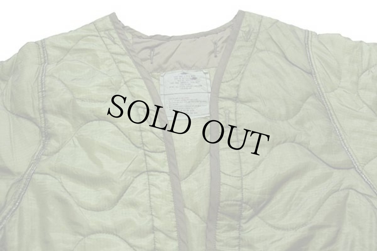 画像3: 80s 米軍 U.S.ARMY ナイトデザートカモ パーカー ナイロン キルティングライナー オリーブ S★モッズコート (3)