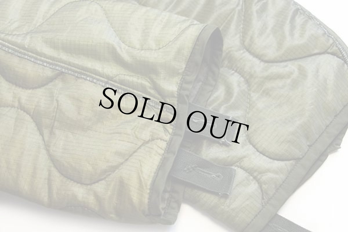 画像6: 70s 米軍 U.S.ARMY M-65 パーカー クレイジーパターン ナイロン キルティングライナー オリーブ M★モッズコート (6)