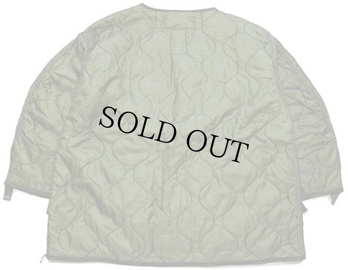 画像2: 90s 米軍 U.S.ARMY M-65 パーカー ナイロン キルティングライナー オリーブグリーン L★モッズコート (2)