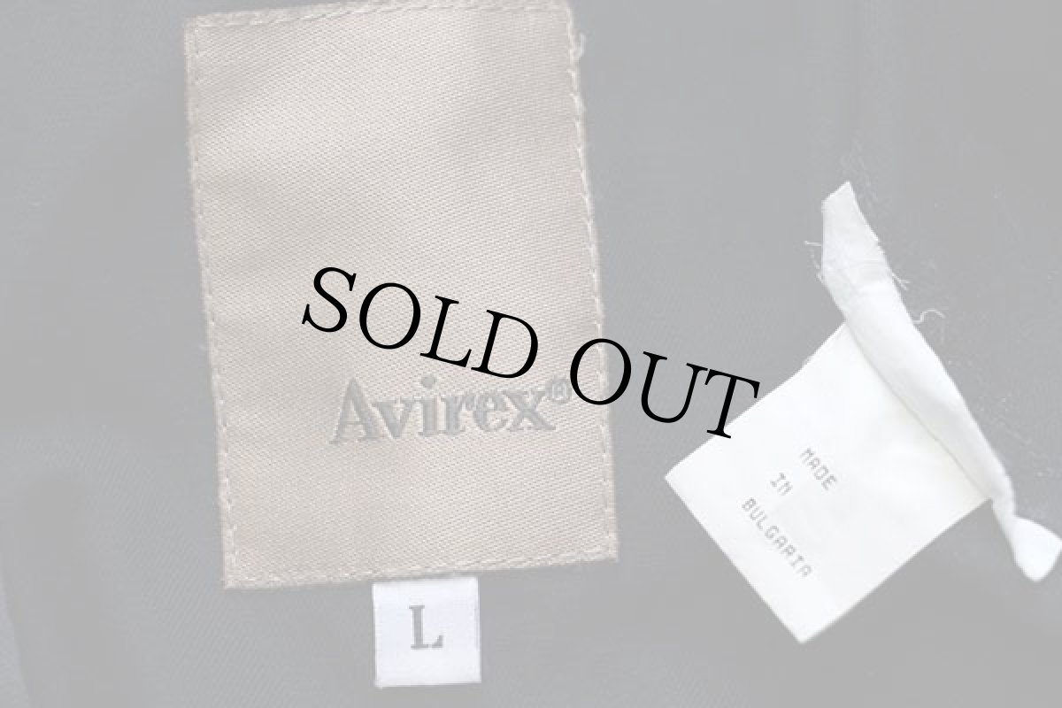 画像4: ブルガリア製 Avirexアヴィレックス ワンポイント コットンジャケット 濃紺 L (4)