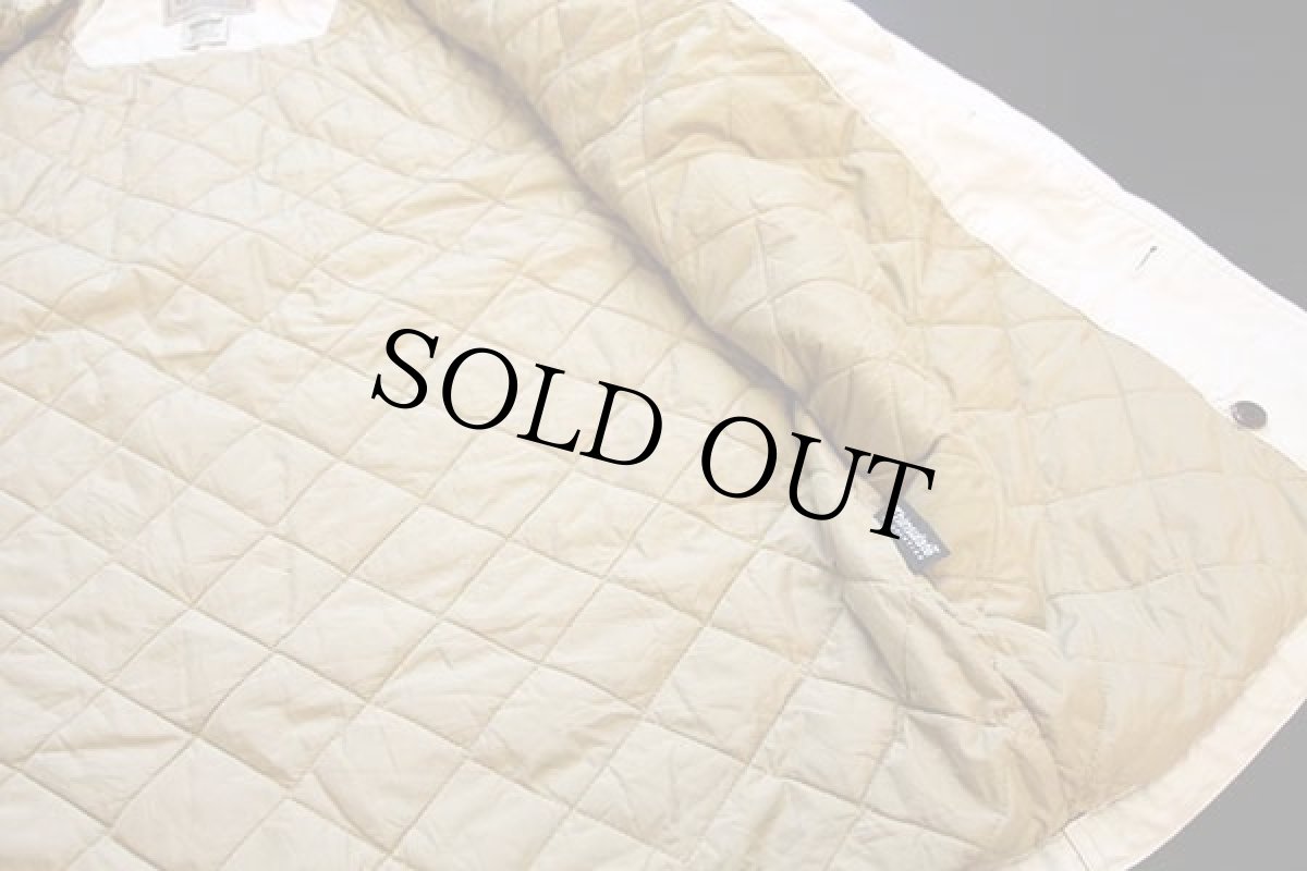 画像5: L.L.Bean Thinsulateキルティングライナー コットン キャンバス フィールドコート ベージュ L★ジャケット (5)