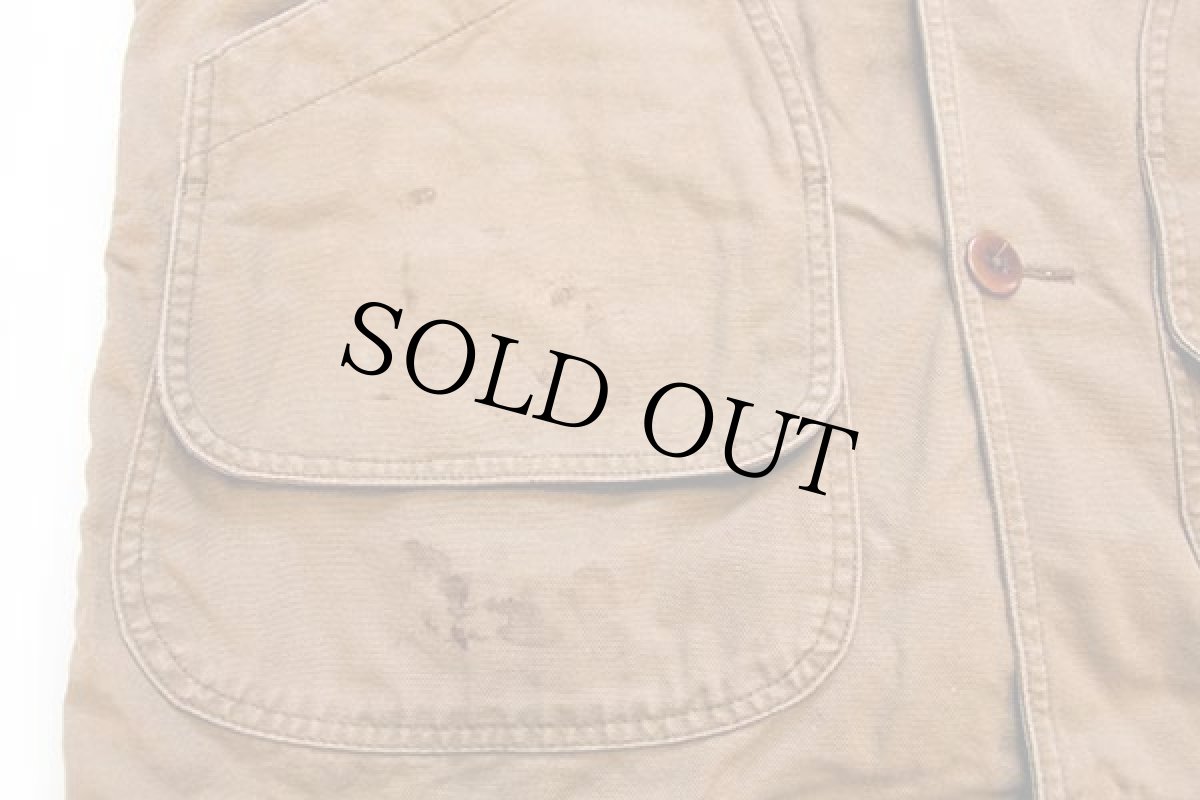 画像6: L.L.Bean タータンチェック PRIMALOFTプリマロフト 中綿入りライナー付き ダック地 フィールドコート 茶 L-T★ジャケット (6)