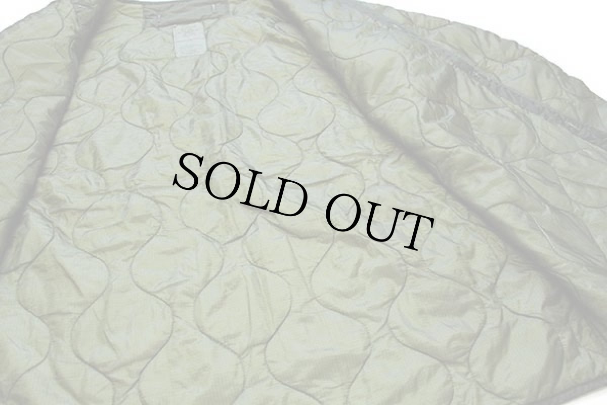 画像5: 90s 米軍 U.S.ARMY M-65 パーカー ナイロン キルティングライナー オリーブグリーン L★モッズコート (5)