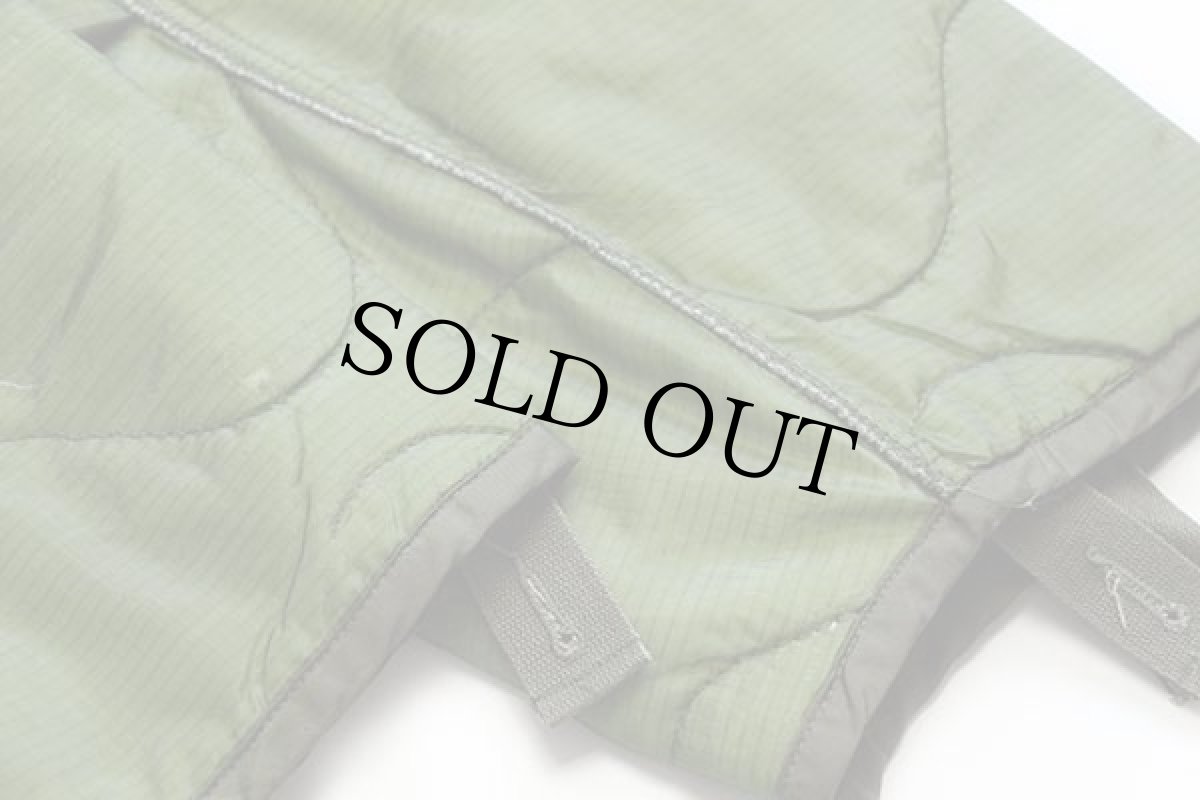 画像7: 80s 米軍 U.S.ARMY ナイトデザートカモ パーカー ナイロン キルティングライナー オリーブ M★モッズコート (7)