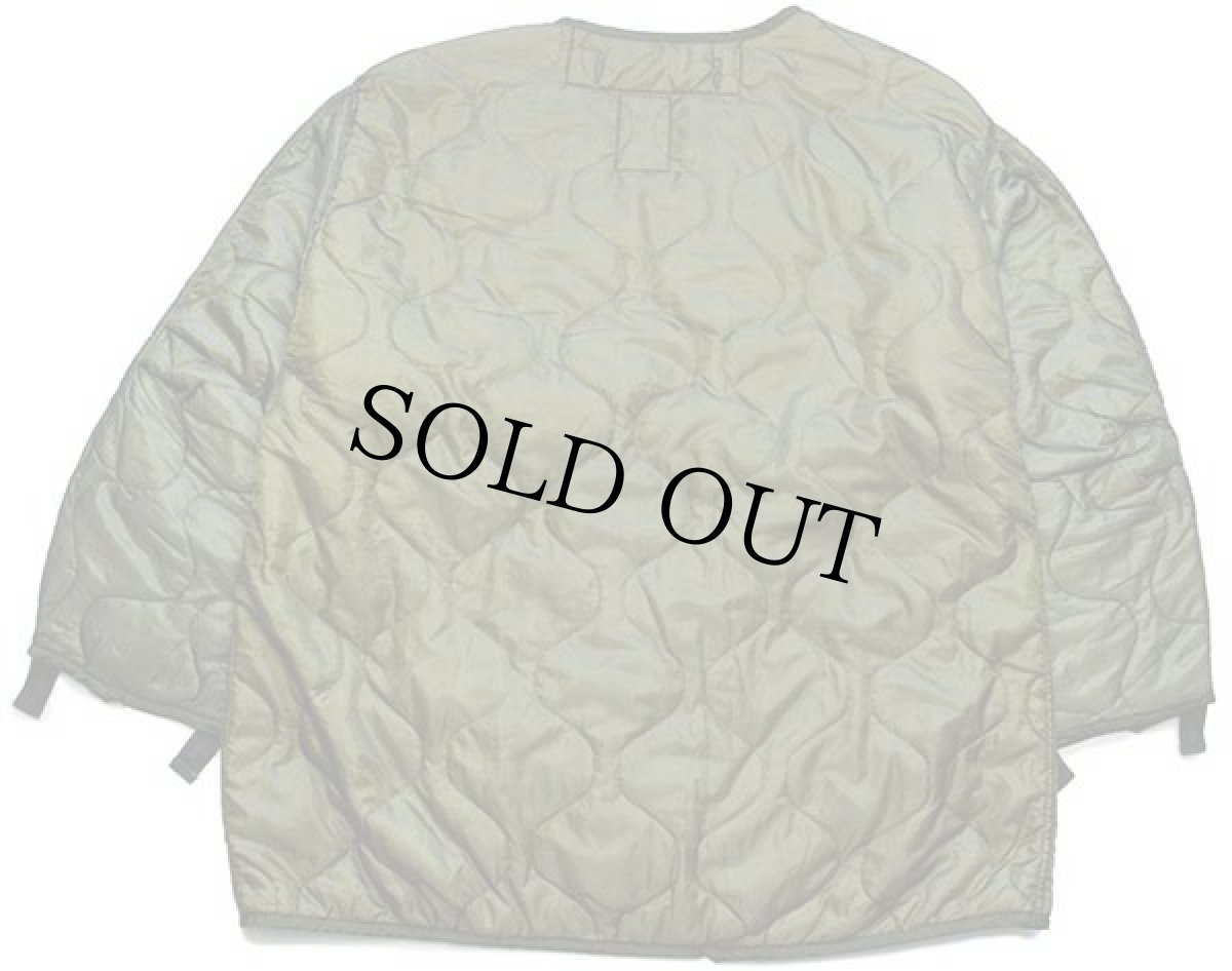 画像2: 70s 米軍 U.S.ARMY M-65 パーカー クレイジーパターン ナイロン キルティングライナー オリーブ M★モッズコート (2)