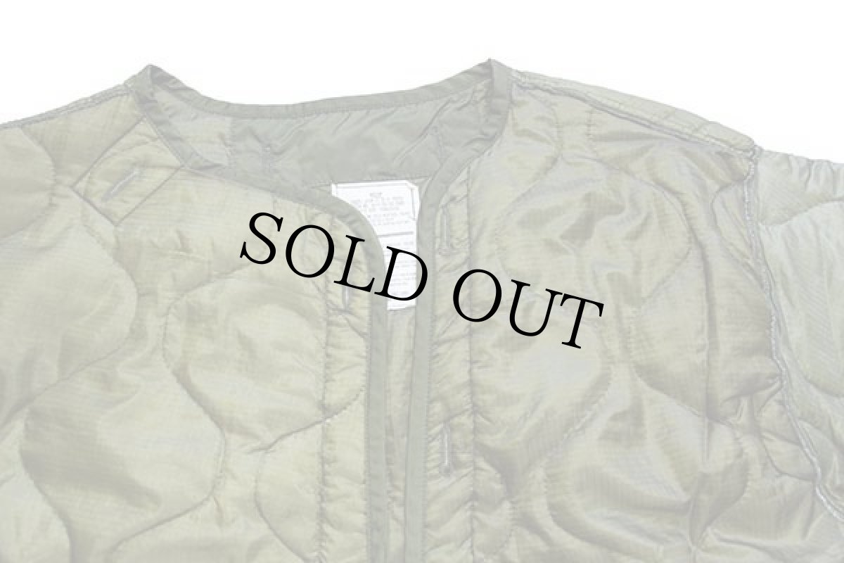 画像3: 70s 米軍 U.S.ARMY M-65 パーカー クレイジーパターン ナイロン キルティングライナー オリーブ M★モッズコート (3)