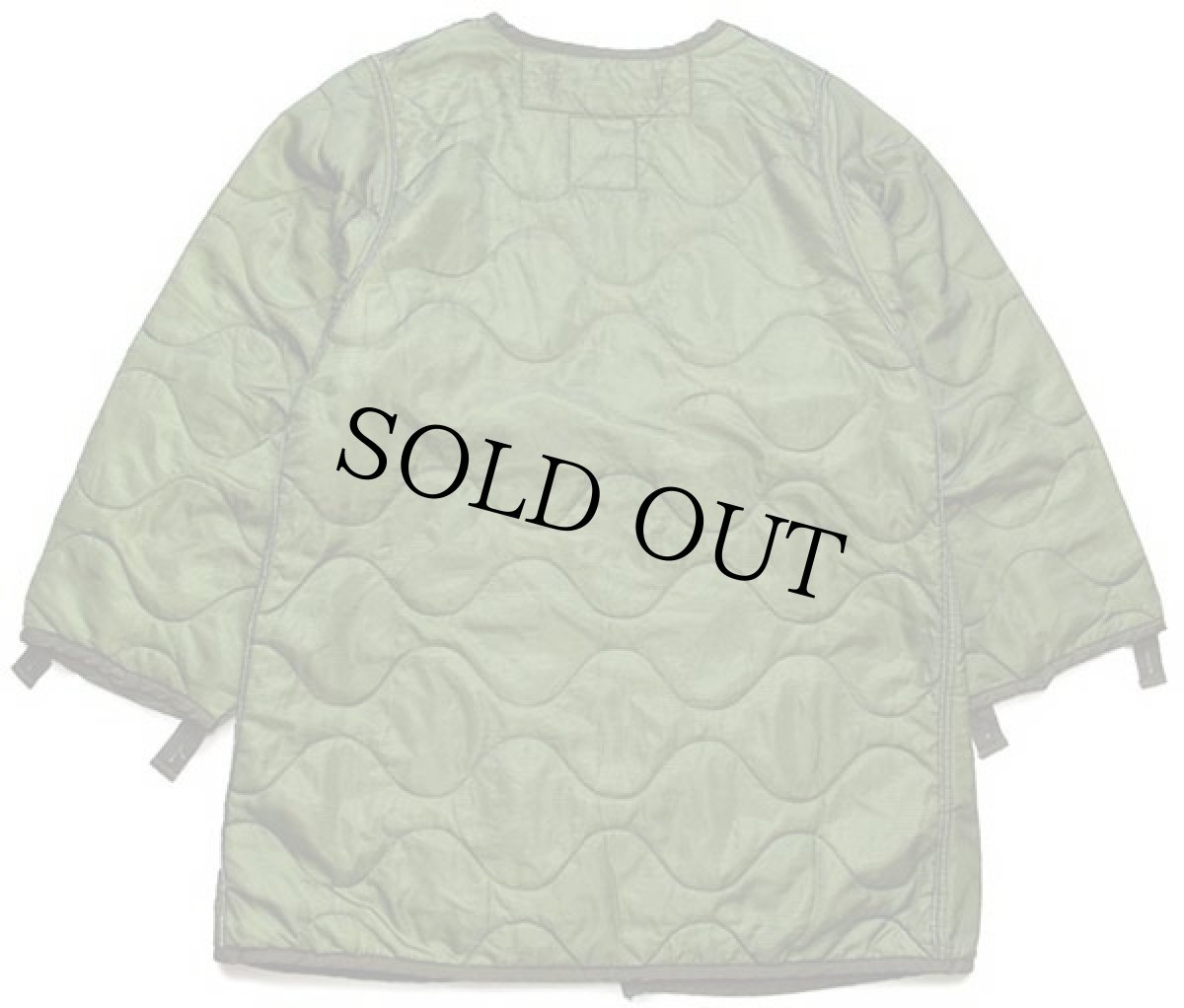 画像2: 80s 米軍 U.S.ARMY ナイトデザートカモ パーカー ナイロン キルティングライナー オリーブ M★モッズコート (2)