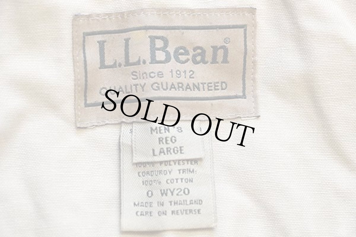 画像4: L.L.Bean Thinsulateキルティングライナー コットン キャンバス フィールドコート ベージュ L★ジャケット (4)