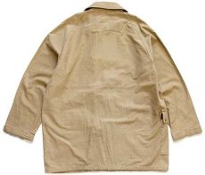 画像2: Fay チンスト付き コットン キャンバス ファイヤーマンコート タン XL★ジャケット (2)