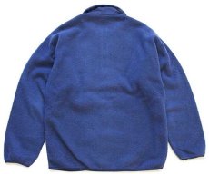 画像2: 90s USA製 patagoniaパタゴニア シンチラ フリースジャケット ネイビー M (2)