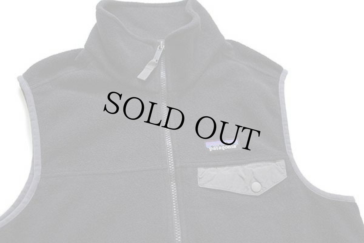 画像3: patagoniaパタゴニア スナップT シンチラ フリースベスト 黒 M (3)