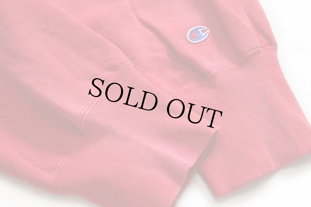 画像6: 80s USA製 Championチャンピオン VIRGINIA リバースウィーブ スウェット 赤 フェードXL (6)