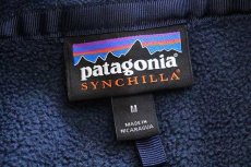 画像4: patagoniaパタゴニア クラシック シンチラ フリースジャケット 紺 M (4)