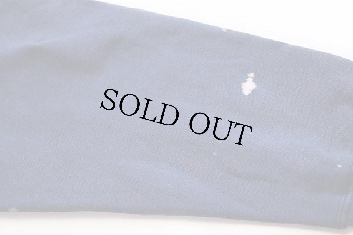 画像7: 80s USA製 Championチャンピオン ST.MARY'S ひび割れプリント リバースウィーブ スウェット 紺 S (7)