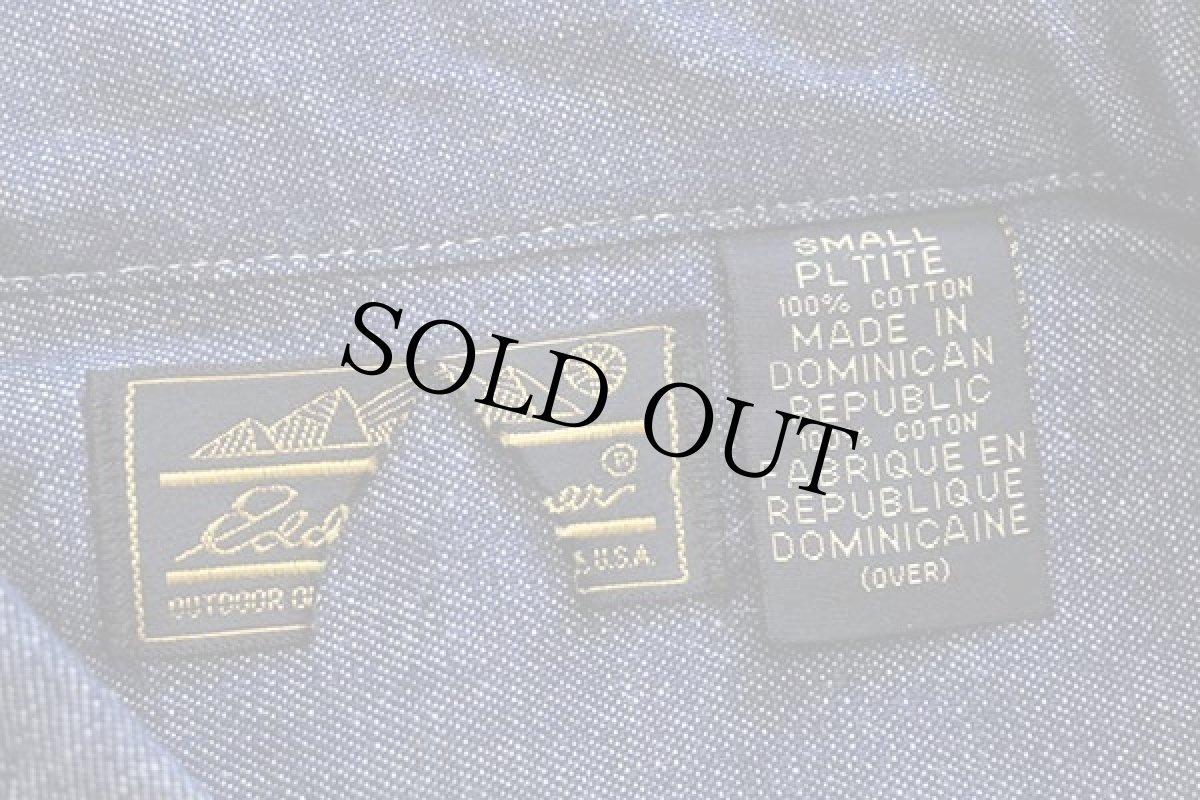 画像5: デッドストック★90s EddieBauerエディーバウアー コットン デニムシャツ (5)