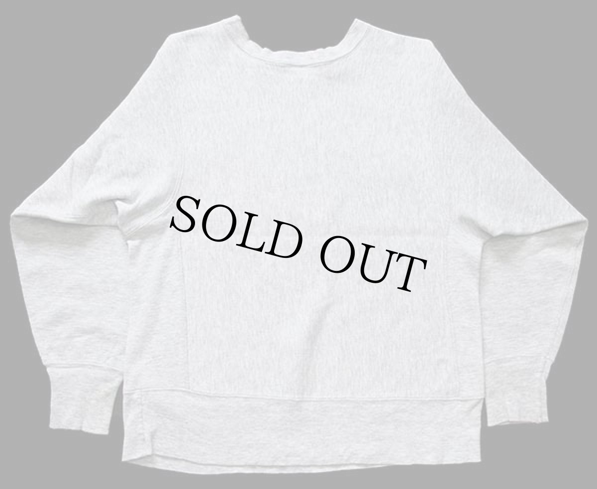 画像2: 80s USA製 Championチャンピオン WCS リバースウィーブ スウェット 杢グレー S (2)