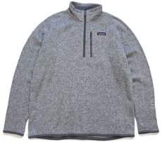 画像1: patagoniaパタゴニア ベターセーター プルオーバー フリース グレー XL (1)