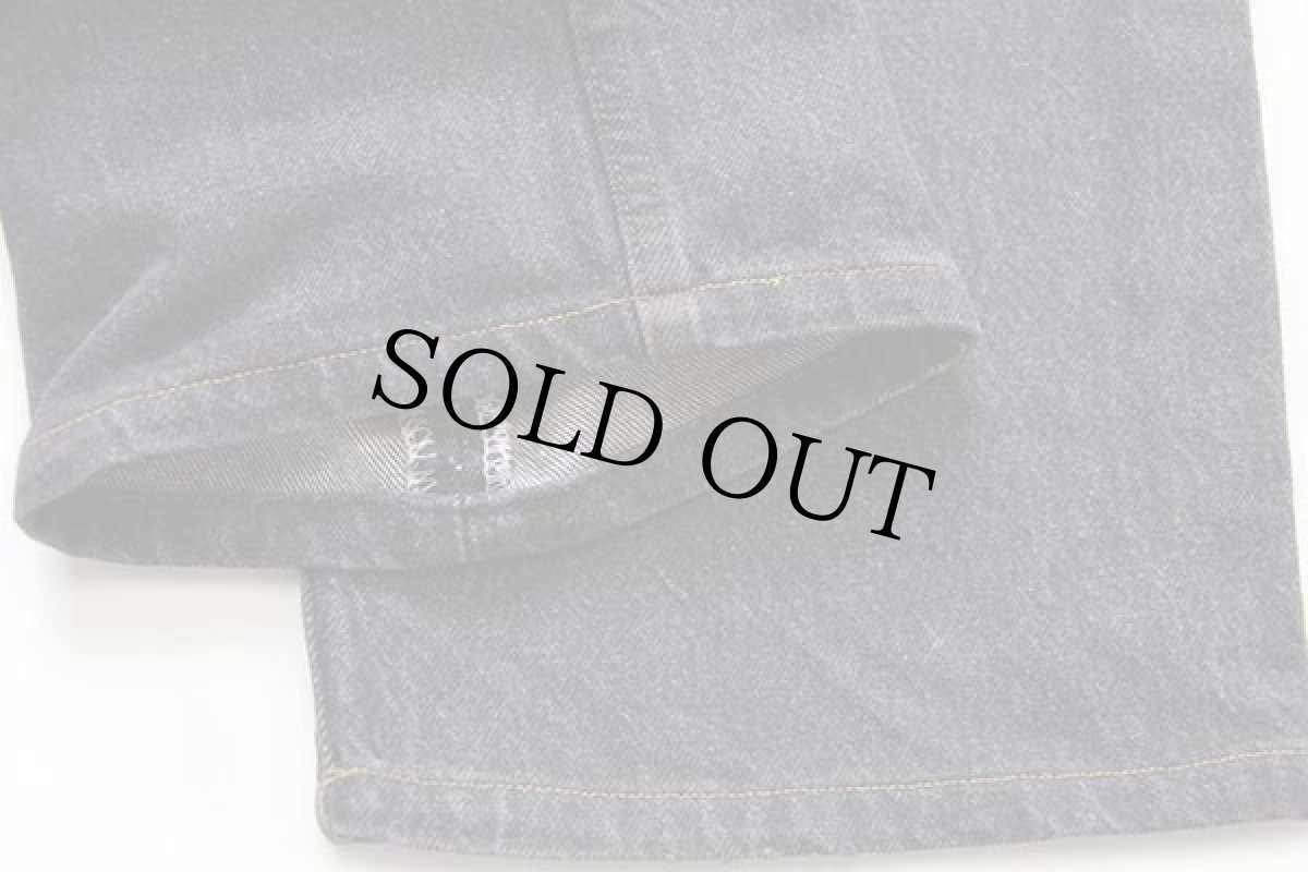 画像8: 80s USA製 Levi'sリーバイス 501 先染め ブラック デニムパンツ w38 (8)