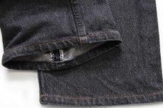 画像8: 80s USA製 Levi'sリーバイス 501 先染め ブラック デニムパンツ w38 (8)