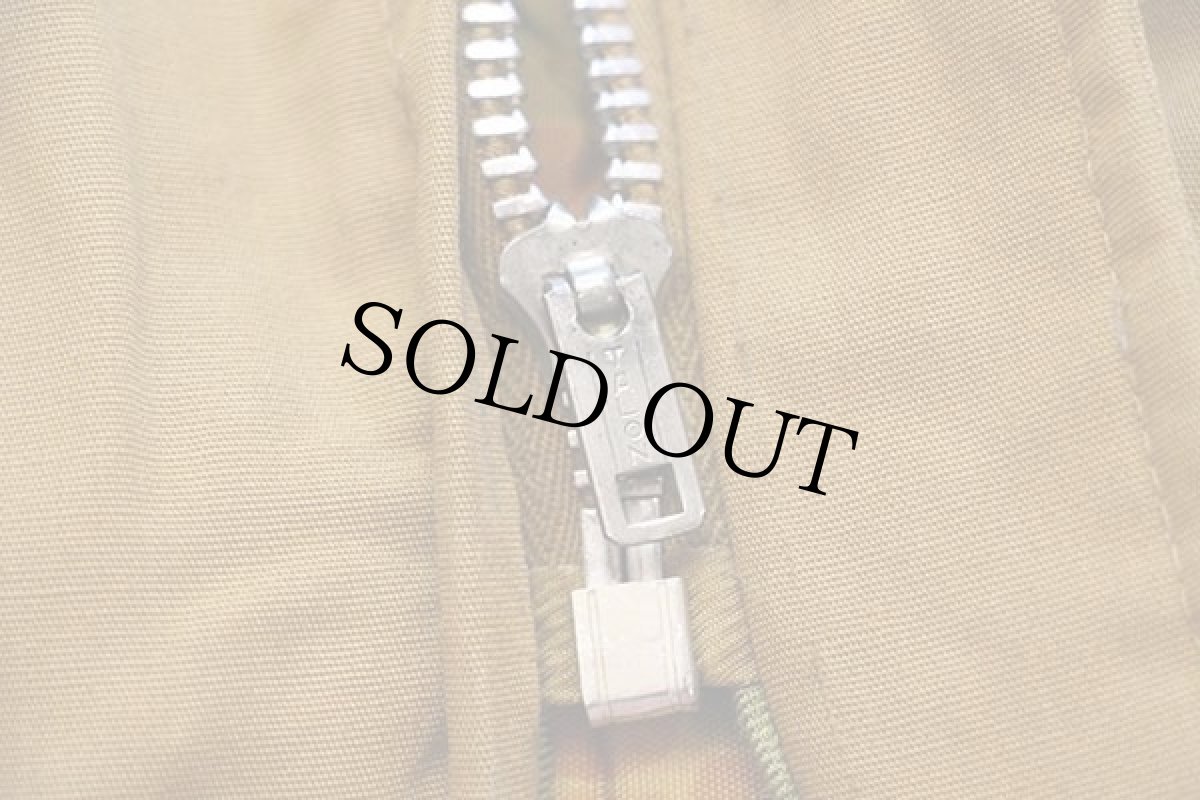 画像6: 60s master-jac 総柄 キルティングライナー ダービージャケット 黄土色 38 (6)