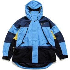 画像1: 90s NIKEナイキ ACG OUTER LAYER 3 STORM-FIT マルチカラー 切り替え ナイロン マウンテンパーカー S (1)