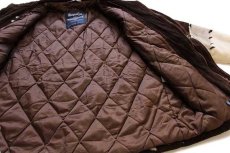 画像5: 90s イタリア製 Wampum Cold フォークロア柄 キルティングライナー フリース ファイヤーマンジャケット XL (5)